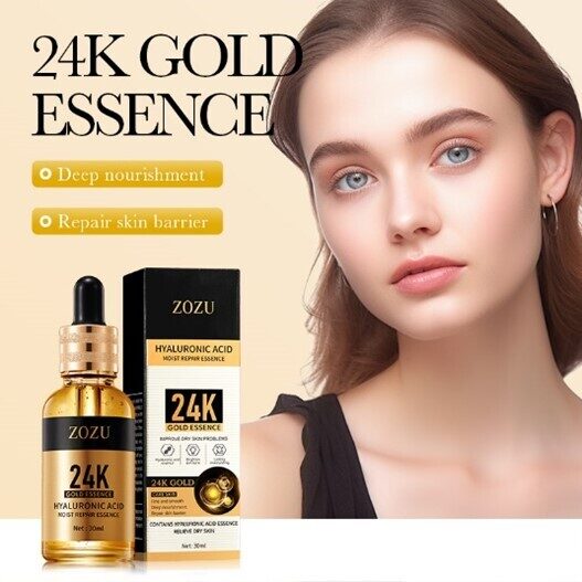 24K Gold Sejas kopšanas komplekts – AKCIJA | 17,90 € | hialuronskābes serums, anti-age komplekts, mitrinoša sejas kopšana 